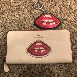 Coach wallet and keychain